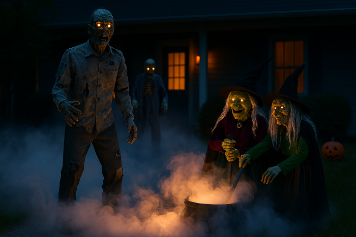 Boiling cauldron of punch