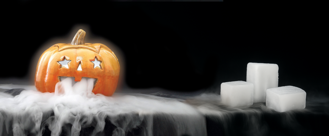 Dry-ice for Halloween.